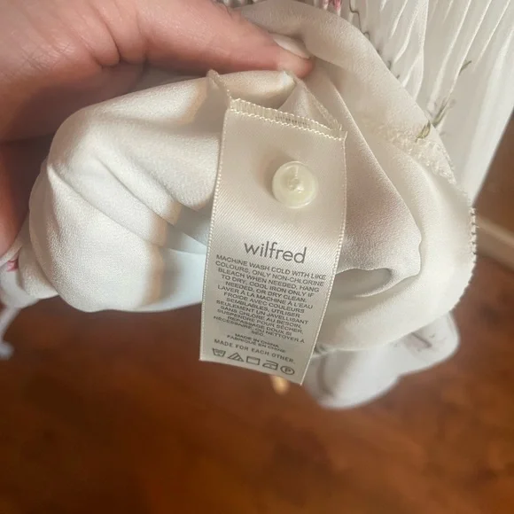 Wilfred White Floral Dress - Picture 7 of 9